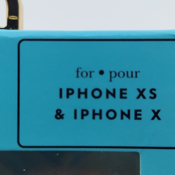 Kate Spade Hardshell Case + Ring iPhone® X and XS - Scallop Black Multi/Clear - Picture 8 of 12